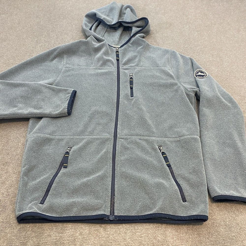 Pendleton Hoodie Mens Small Full Zip‎ Sweatshirt Jacket Gray Southwestern